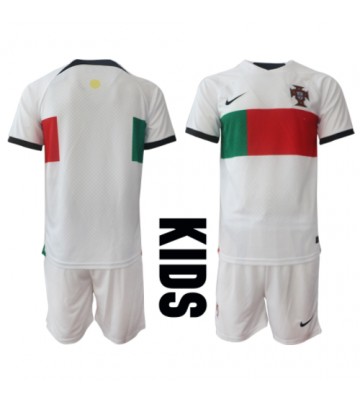 Portugal Bortaställ Barn VM 2022 Kortärmad (+ Korta byxor)
